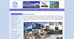 Desktop Screenshot of bhardwaj-carriers.com